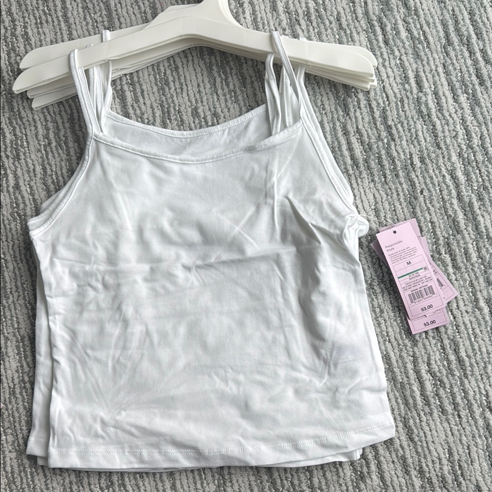 11  Wild Fable Classic White Cotton Camisole Tank Top